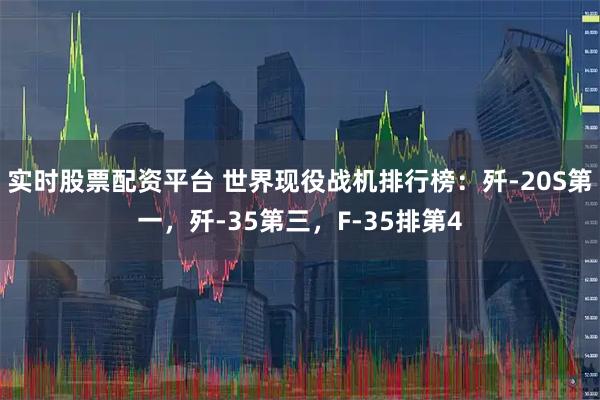 实时股票配资平台 世界现役战机排行榜：歼-20S第一，歼-35第三，F-35排第4
